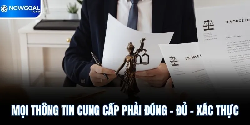 Miễn Trừ Trách Nhiệm Nowgoal 4 Mọi thông tin cung cấp phải đúng - đủ - xác thực